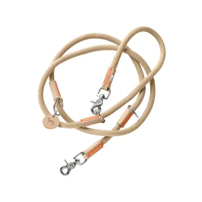 HUNTER Guinzaglio regolabile per cani Malia, beige/naturale