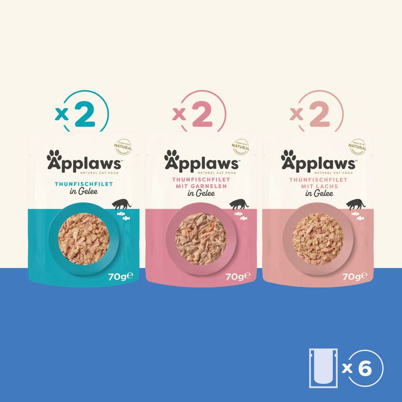 Sparpaket Applaws Pouch in Jelly Mix 24 x 70 g