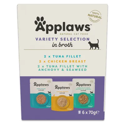 Applaws Cat Natural em caldo 48 x 70 g - Pack económico