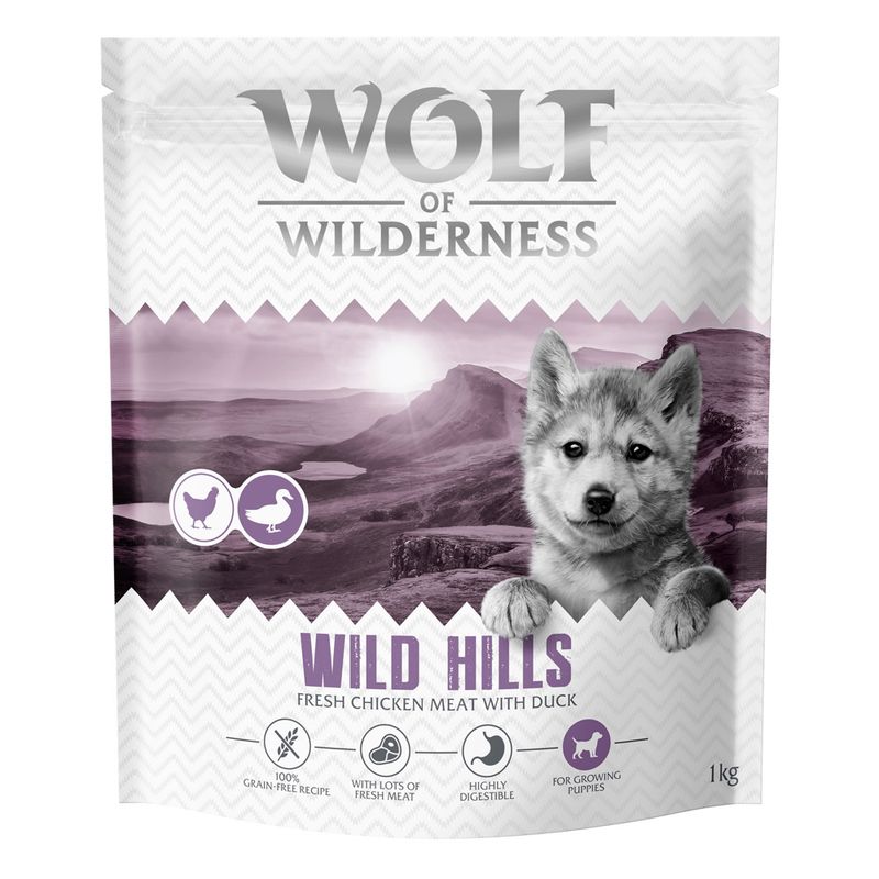 Wolf of Wilderness Junior "Wild Hills" Ente - getreidefrei