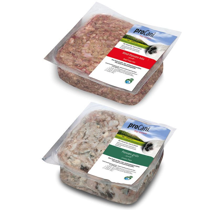 proCani BARF-Paket pur Probiotisch mit Rind