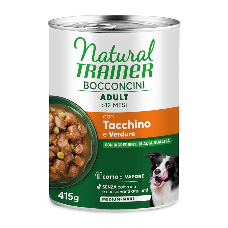 Natural Trainer Bocconcini Adult Medium & Maxi Chunks, 2 x 415 г