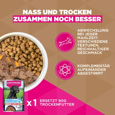 Eukanuba Grain Free Senior Small & Medium mit Seefisch