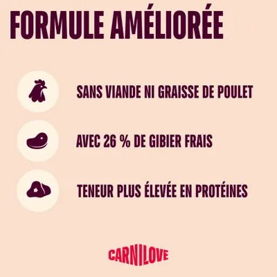 Carnilove Active Adult Cerf, renne et sanglier Carnilove Active Adult Cerf, renne et sanglier