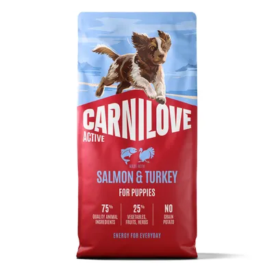 Carnilove Active Puppies s lososom a morčacím