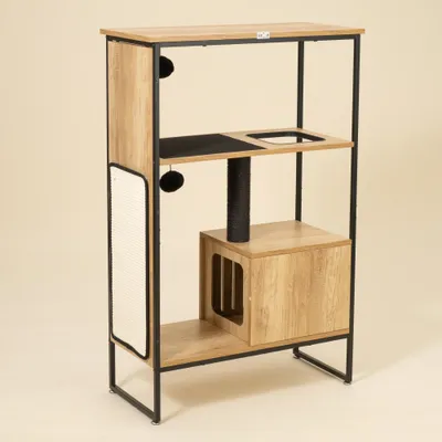 Modern Living Katzenkletterhaus Celle - ca. L 77 x B 34 x H 114 cm Modern Living Katzenkletterhaus Celle - ca. L 77 x B 34 x H 114 cm