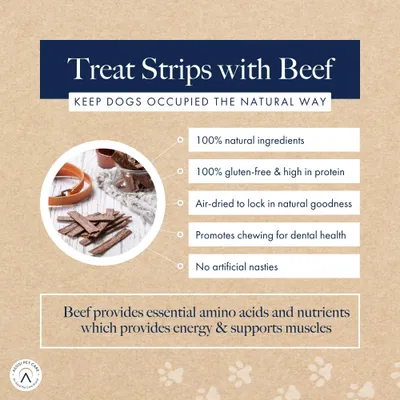 Hollings Treat Strips with Beef - 100g