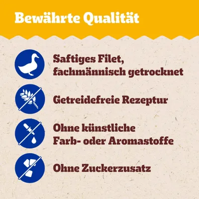 Pedigree Ranchos Fillets - Sparpaket: Ente 7 x 70 g Pedigree Ranchos Fillets - Sparpaket: Ente 7 x 70 g