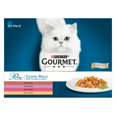 5 x  Gourmet Perle Wet Cat Food - 4 + 1 Free! *