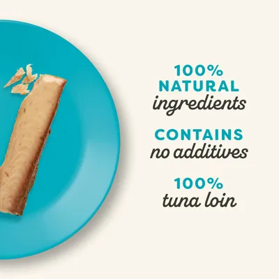 100% natural ingredients, contains no additives, 100% tuna loin.