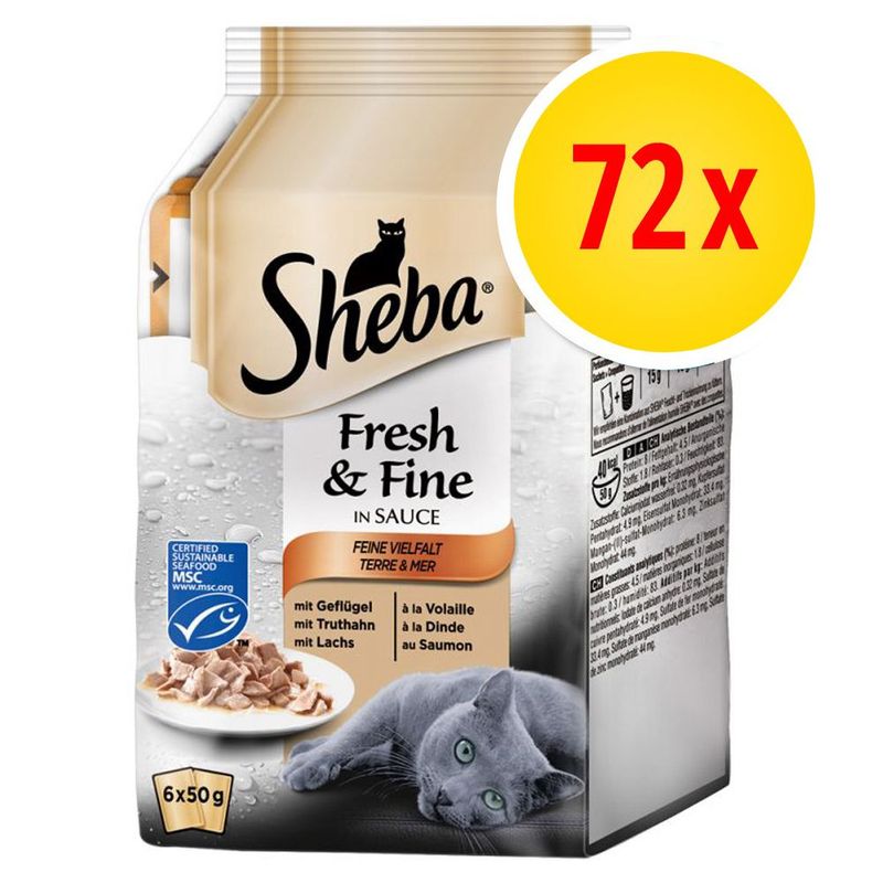 Sheba Fresh & Fine 72 x 50 g