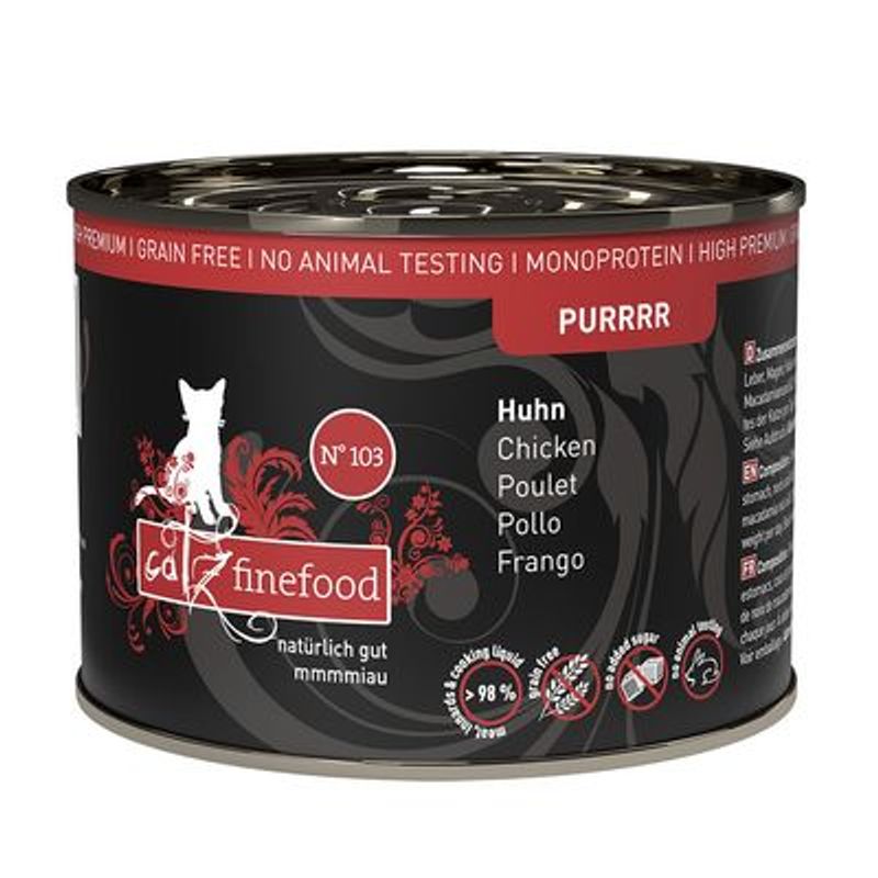 catz finefood Puur Blikken 6 x 200/190 g Kattenvoer