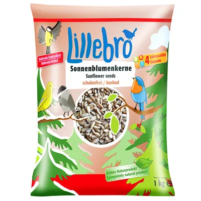 Lillebro bez škrupinová sada pre voľne žijúce vtáky - 2-dielná sada