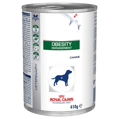 Royal Canin Veterinary Diet Obesity Management Canine, 410g Dose. Speziell für Hunde mit Gewichtsmanagement entwickelt.