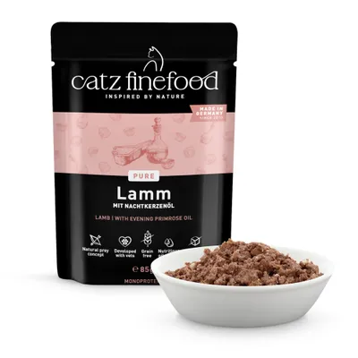 catz finefood Purrrr Pouch 8 x 85 g - jehněčí