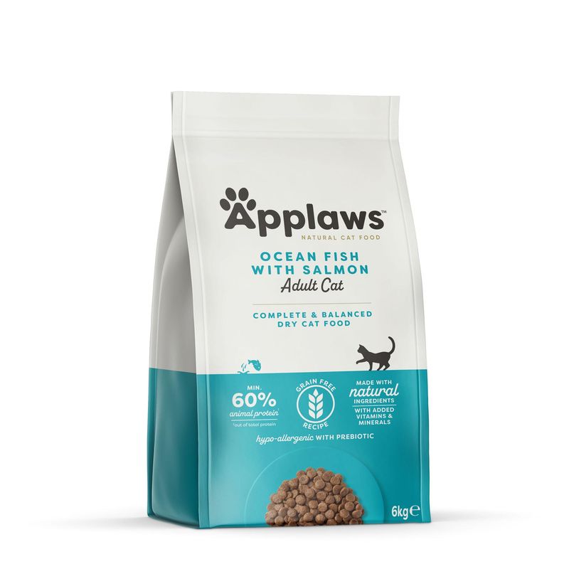 Applaws Applaws Economy Ocean Salmon Adult Dry Cat Food pet food packaging