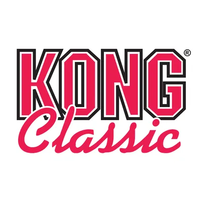 KONG Classic. Produktnavnet er synligt med rød og sort skrift.