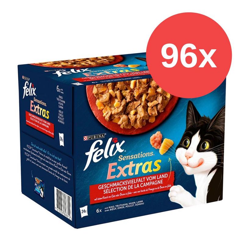 Sparpaket Felix "Sensations Extra" 96 x 85 g
