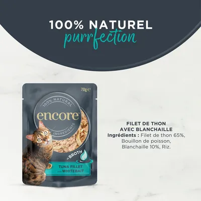Lot Encore 48 x 70 g sachets pour chat