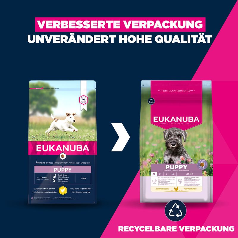 Eukanuba Premium Nutrition Puppy Small Breed Huhn