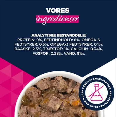 Eukanuba Senior Rig på okse med græskar