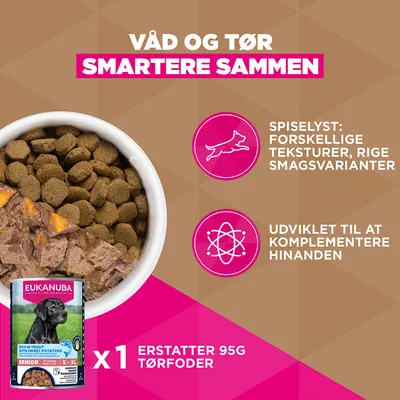 Eukanuba Grain Free Senior Large & Giant med havfisk