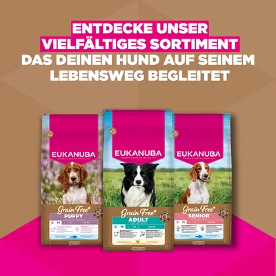 Eukanuba Grain Free Adult Small & Medium mit Huhn