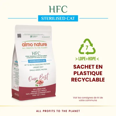 Almo Nature HFC Adulte Sterilised Porc