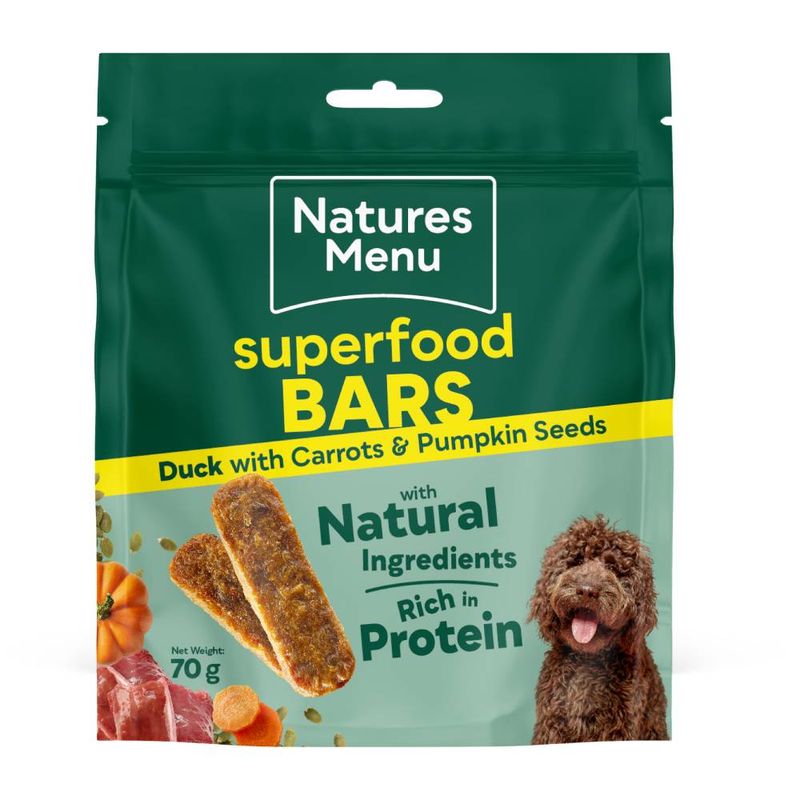 Natures Menu Country Hunter Superfood Bars with Duck