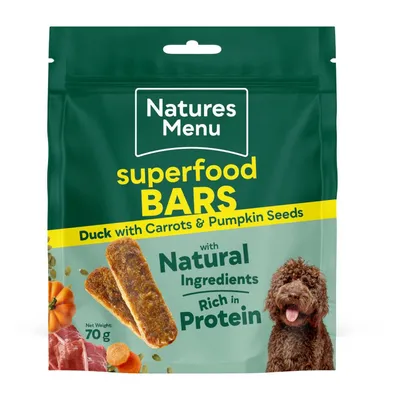 3 x 100g/70g Natures Menu Dog Treats - 2 + 1 Free! *