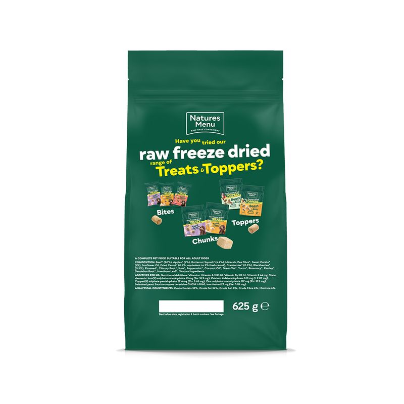 Natures Menu 80% Beef Freeze Dried Nuggets