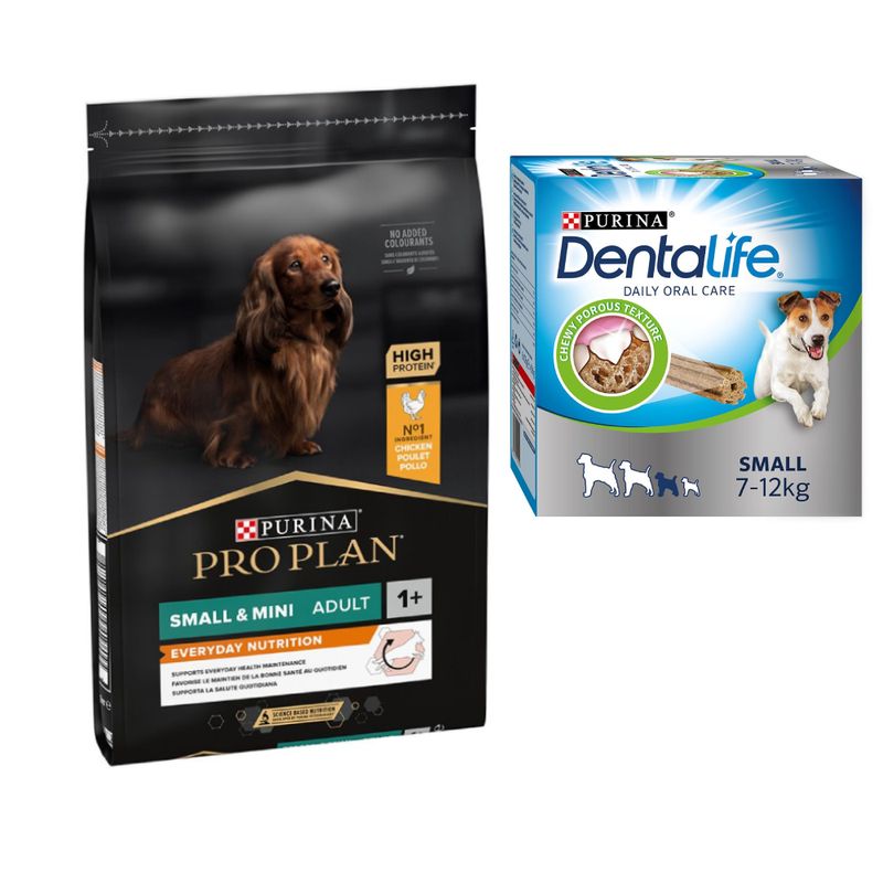 Purina: Pro Plan, сухой корм для собак, разные варианты + Dental Care, лакомство в подарок!