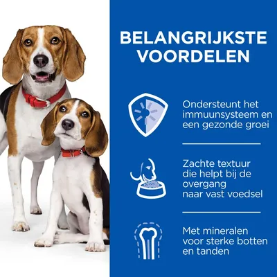 Belangrijkste voordelen: ondersteunt het immuunsysteem en gezonde groei, zachte textuur voor overgang naar vast voedsel, met mineralen voor sterke botten en tanden.