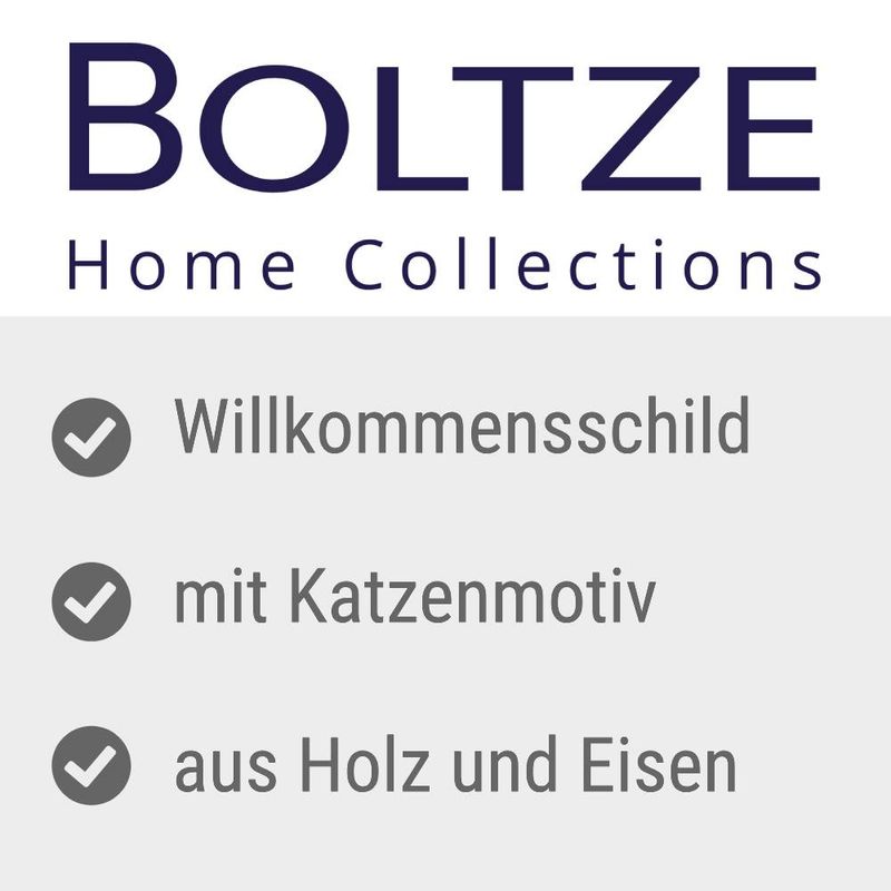 Boltze Willkommen-Schild Milou