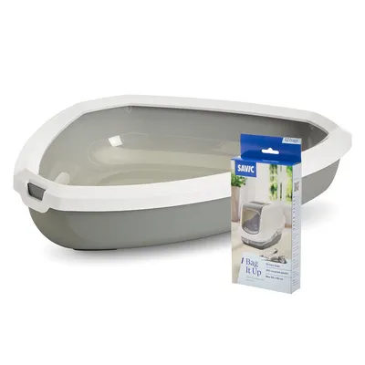 Cassetta igienica triangolare Savic Rincon con bordo