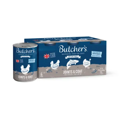 Butcher's Grain Free Joints & Coat 6 x 390g - Mixed Pack Butcher's Grain Free Joints & Coat 6 x 390g - Mixed Pack