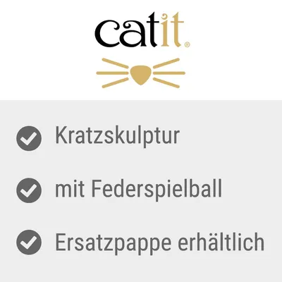 Catit PIXI kattehaleformet kloreskulptur
