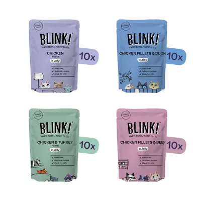 Blink! Chicken Fillet Recipes in Jelly - Mixed Mega Pack (40 x 85g)