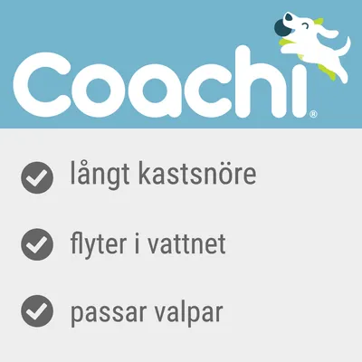 Coachi. långt kastsnöre, flyter i vattnet, passar valpar