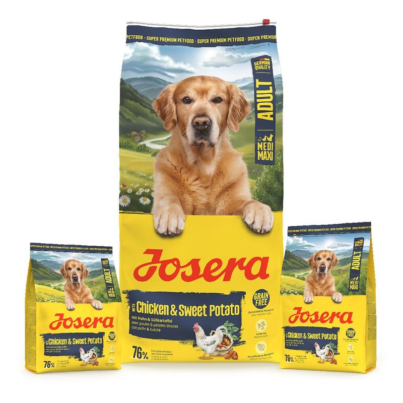 Josera Medi/Maxi Adult piščanec & sladki krompir