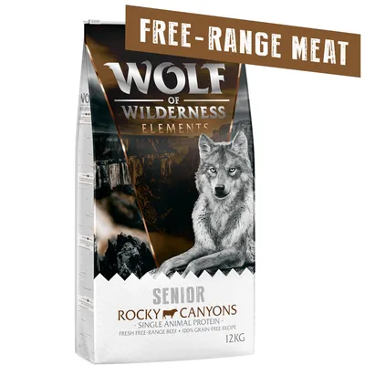 2 x 12 kg Wolf of Wilderness "Elements" økonomipakke