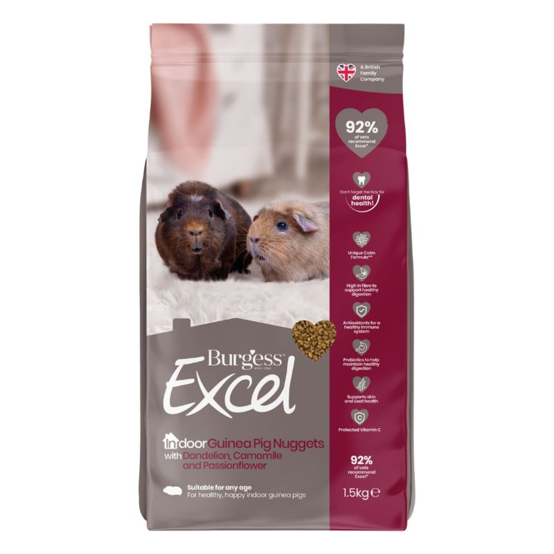 Burgess Excel Indoor Guinea Pig Nuggets