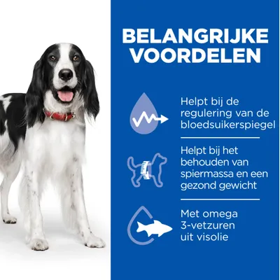 Belangrijke voordelen: helpt bij de regulering van de bloedsuikerspiegel, behoud van spiermassa en gezond gewicht, met omega 3-vetzuren uit visolie.