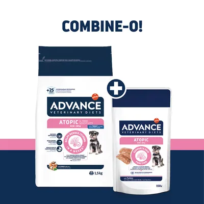 Advance Veterinary Diets Dog Atopic Mini comida húmida para cães