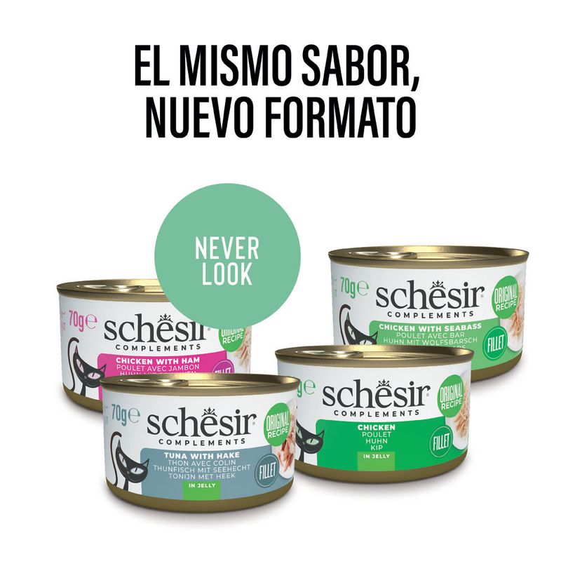 Schesir Complements en gelatina 6 x 70 g