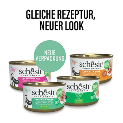 Schesir Complements in Gelee 6 x 70 g