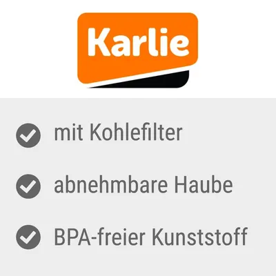 Karlie. С въгленов филтър, свалящ се капак, BPA-свободна пластмаса.