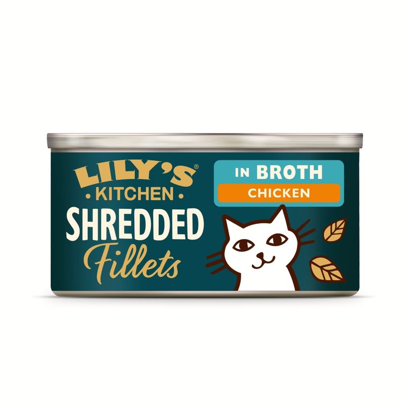 Lily's Kitchen Lily'S Kitchen Shredded Fillets Broth Chicken Adult Wet Cat Food pet food packaging