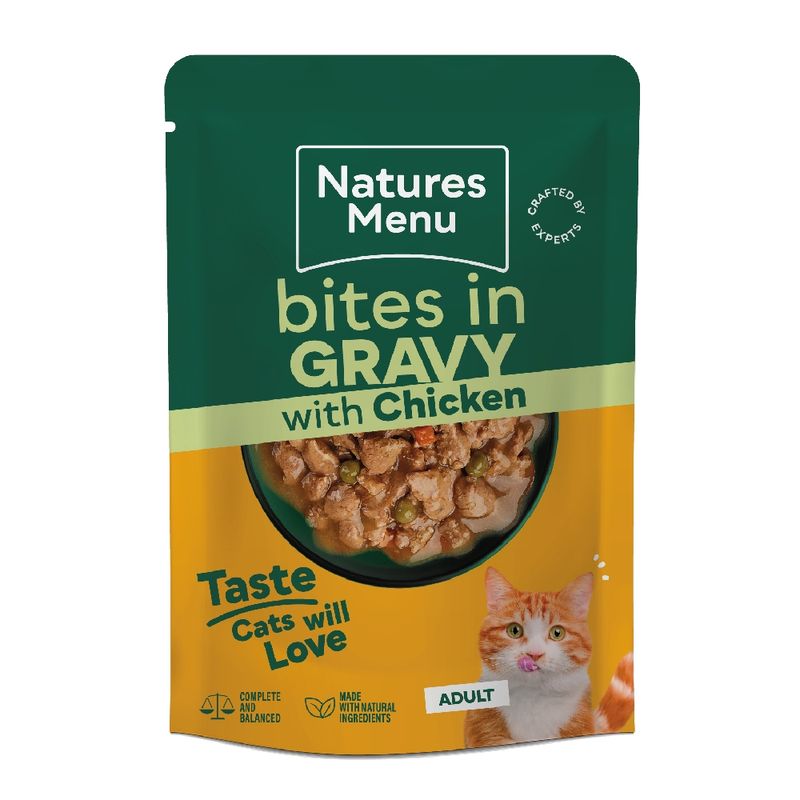 Natures Menu Bites in Gravy Mixed Pack