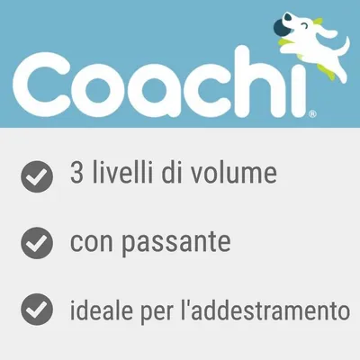 Coachi, 3 livelli di volume, con passante, ideale per l'addestramento